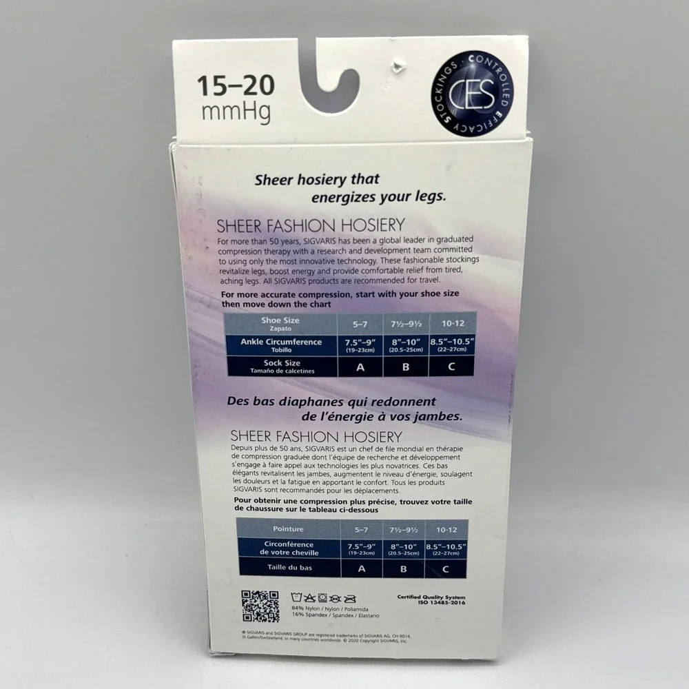 Sigvaris Well Being Compression Hosiery Womens Size A Knee High 15-20mmHg 7 Lot